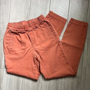 Cato Rust Orange Cotton-Blend Pants